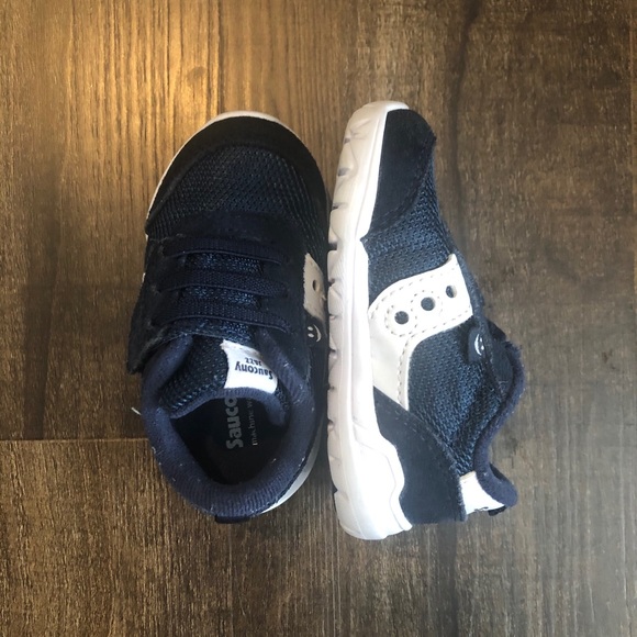 Saucony jazz navy blue shoes size 4 - Picture 2 of 4